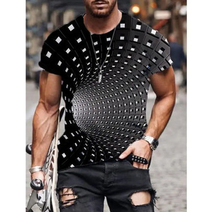 2022 Summer Casual Plus Size 3D Graphic T-Shirt