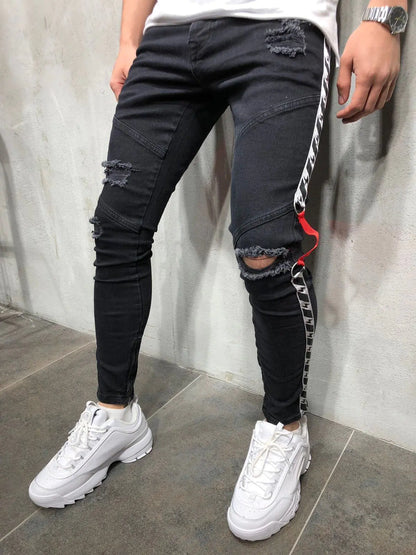 Men's Ribbon Jeans
