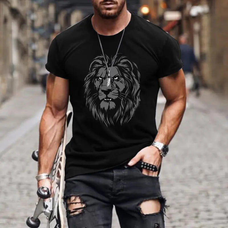 2022 Summer Casual Plus Size 3D Graphic T-Shirt