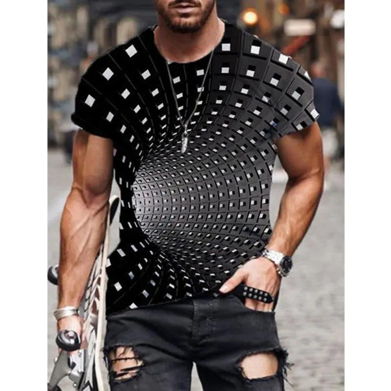 2022 Summer Casual Plus Size 3D Graphic T-Shirt