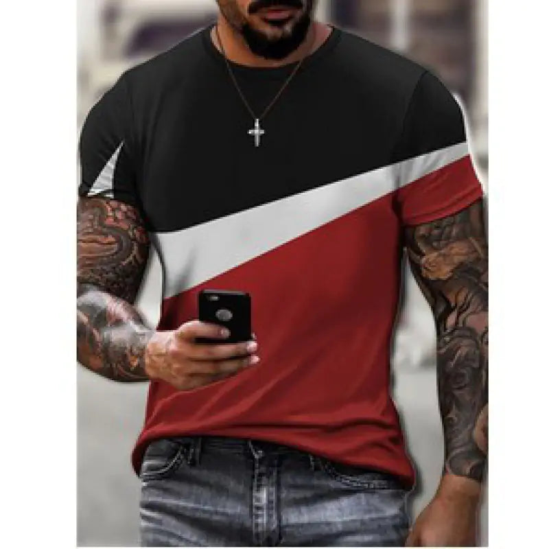 2022 Summer Casual Plus Size 3D Graphic T-Shirt