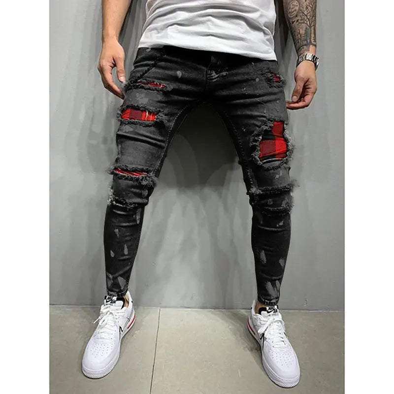 Men's Painted Jeans