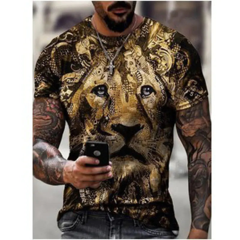 2022 Summer Casual Plus Size 3D Graphic T-Shirt