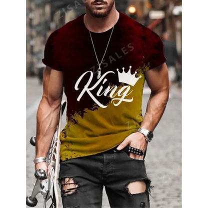 2022 Summer Casual Plus Size 3D Graphic T-Shirt